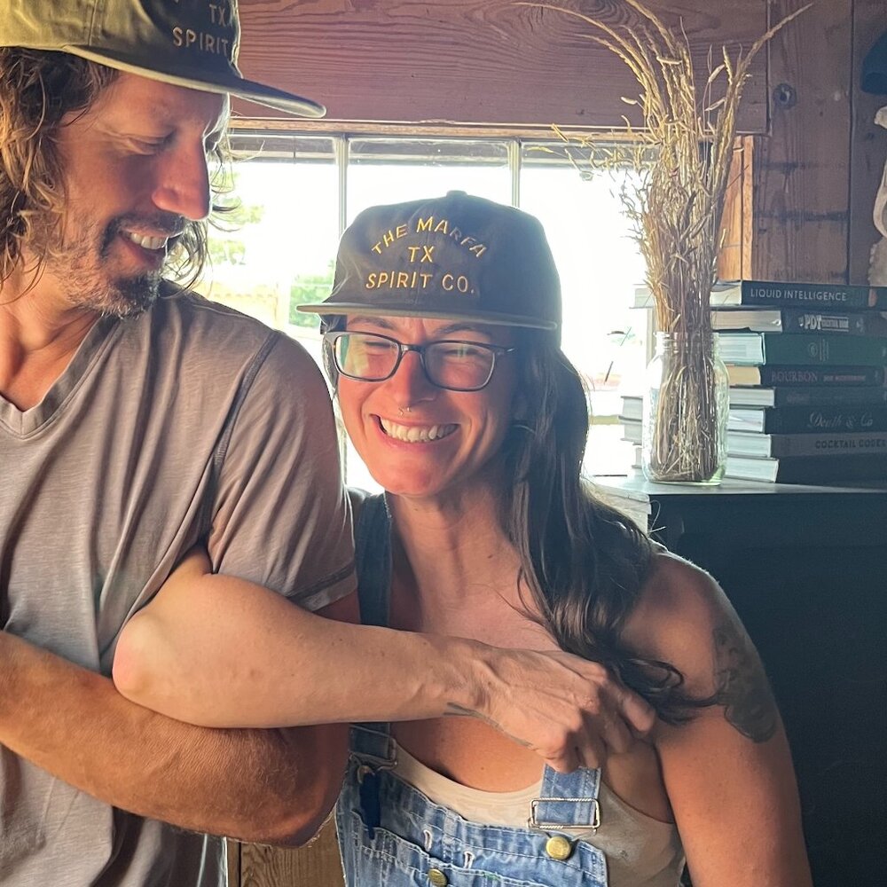 Black Limited Edition Marfa Spirit Company Canvas Dad Cap